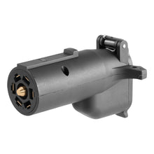 Load image into Gallery viewer, Curt Adapter w/Alarm (7-Way RV Blade to 6-Way Round Trailer Center Pin Auxiliary)