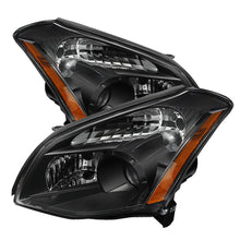 Load image into Gallery viewer, xTune Nissan Maxima (Halogen Only) 07-08 Crystal Headlights Black HD-JH-NM07-AM-BK