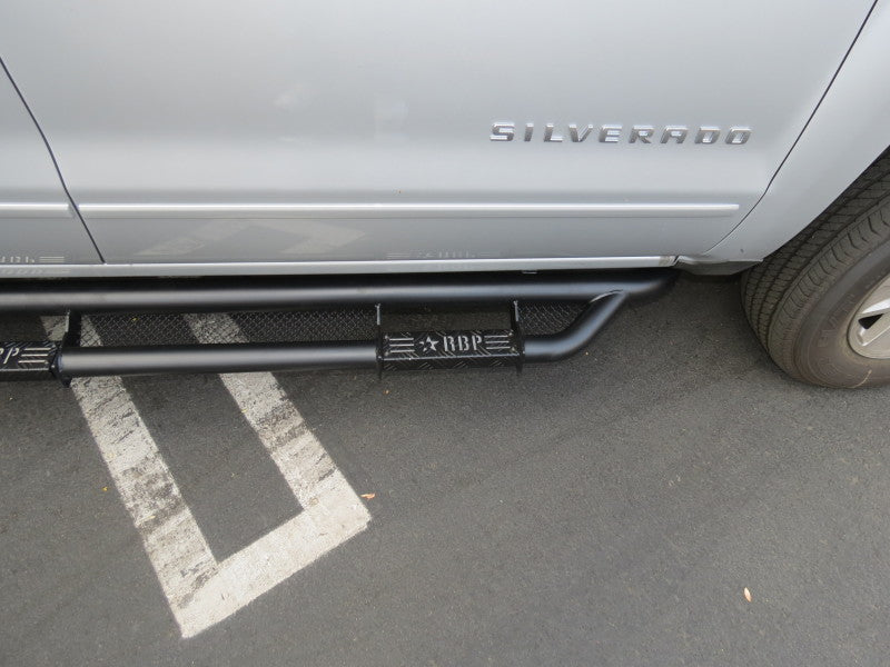 RBP RX-3 Step Bars 07-18 Chevrolet/GMC 1500/2500HD/3500HD Extended Cab (All Beds) - Black