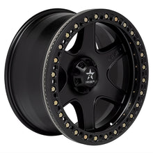 Load image into Gallery viewer, RBP 50R Cobra 17x9.0 5x139.7 BP / 4.5 BS -12mm Offset 78mm CB (Hub Centric) Black w/Black Ring Wheel