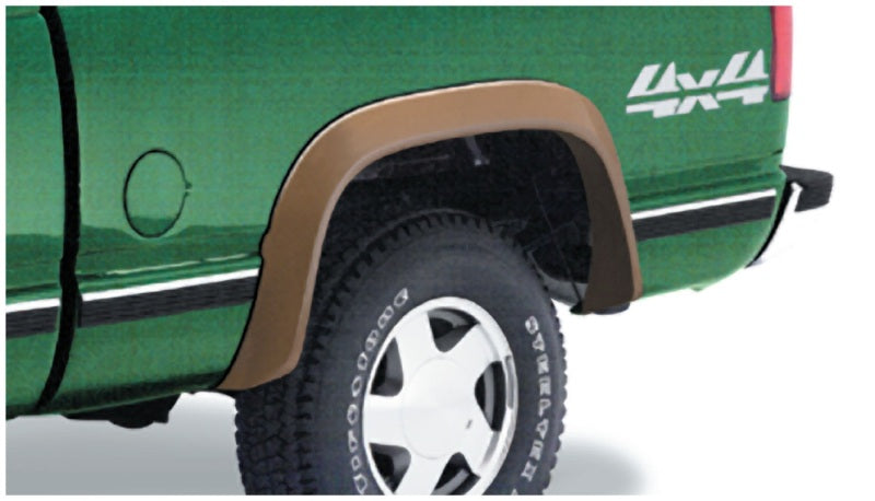 Bushwacker 88-99 Chevy C1500 Extend-A-Fender Style Flares 2pc Covers OEM Flare Holes - Black