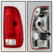 Load image into Gallery viewer, xTune Ford F150 Styleside 97-03 Super Duty 99-07 LED Tail Lights Red Smoke ALT-ON-FF15097-LED-RC