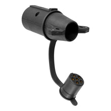 Load image into Gallery viewer, Curt Adapter (7-Way RV Blade to 6-Way Round Trailer Center Pin Brake Packaged)