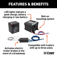 Load image into Gallery viewer, Curt Push-to-Test Breakaway Kit w/Side-Load Battery