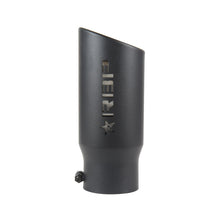 Load image into Gallery viewer, RBP RX-7 High Heat Textured Exhaust Tip Inlet 4in. / Outlet 5in. / Length 12in. - Black