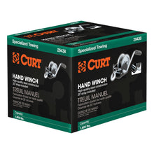 Load image into Gallery viewer, Curt Hand Winch w/20ft Strap (1900lbs 8in Handle)