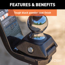 Load image into Gallery viewer, Curt RockerBall 3in Drop Cushion Hitch Trailer Ball