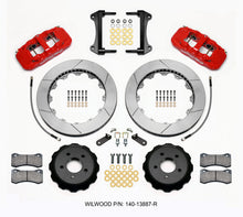 Load image into Gallery viewer, Wilwood AERO6 Front Hat Kit 15.00 Red 15-23 Mustang w/Lines