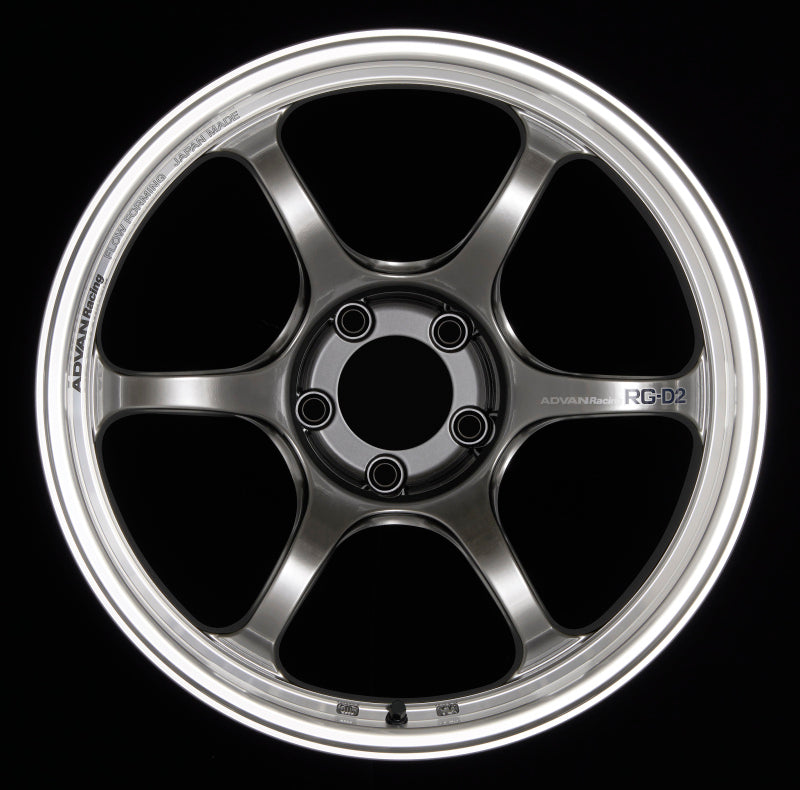 Advan RG-D2 18x11.0 +15 5x114.3 Machining and Racing Hyper Black Wheel