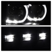 Load image into Gallery viewer, xTune Ford F150 09-14 Projector Headlights Halogen Model Only LED Halo Black PRO-JH-FF15009-CFB-BK
