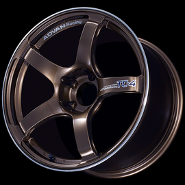 Advan TC4 18x8.5 +51 5x114.3 Racing Umber Bronze and Ring Wheel