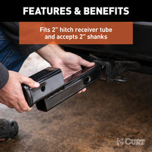 Load image into Gallery viewer, Curt Receiver Hitch Adapter (2in Shank 2in Drop 7500lbs)