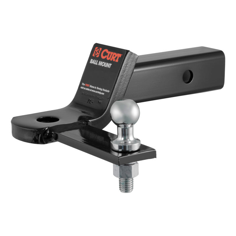 Curt Sway Tab Ball Mount (2in Shank 7500lbs 2in Drop)